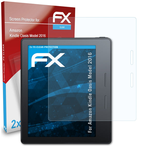 atFoliX FX-Clear Schutzfolie für Amazon Kindle Oasis (Model 2016)