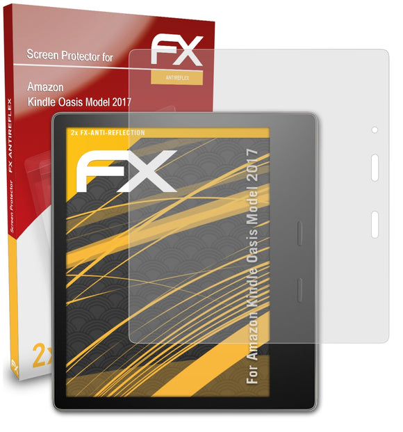 atFoliX FX-Antireflex Displayschutzfolie für Amazon Kindle Oasis (Model 2017)