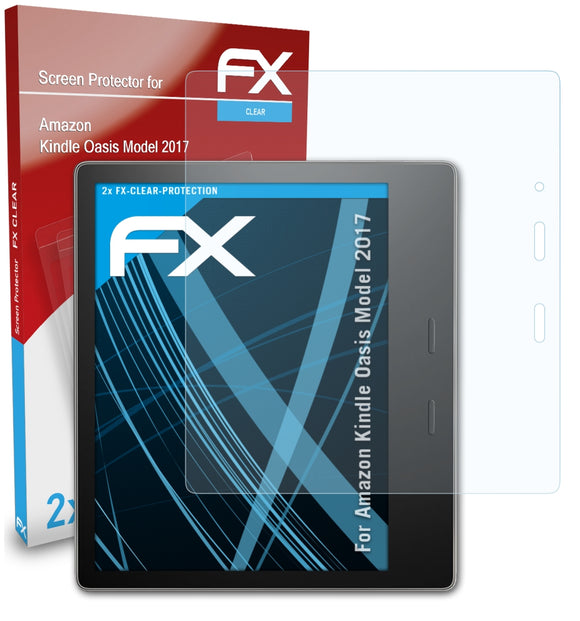 atFoliX FX-Clear Schutzfolie für Amazon Kindle Oasis (Model 2017)