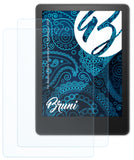 Schutzfolie Bruni kompatibel mit Amazon Kindle Paperwhite 11. Generation 2021, glasklare (2X)