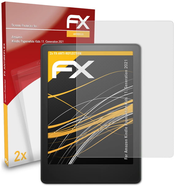 atFoliX FX-Antireflex Displayschutzfolie für Amazon Kindle Paperwhite Kids (11. Generation 2021)