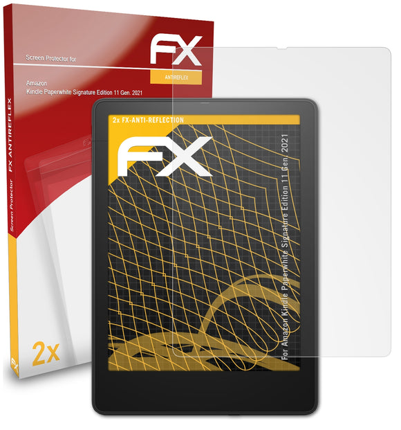atFoliX FX-Antireflex Displayschutzfolie für Amazon Kindle Paperwhite Signature Edition (11 Gen. 2021)