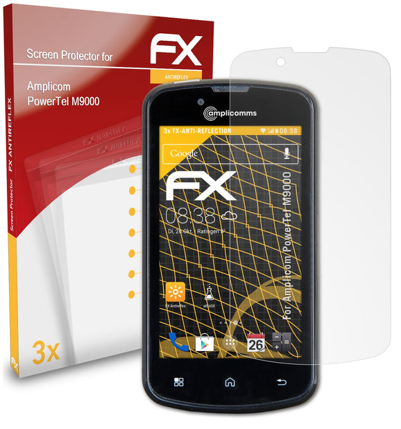 atFoliX FX-Antireflex Displayschutzfolie für Amplicom PowerTel M9000