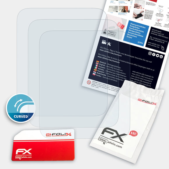 Lieferumfang von Anio 5 FX-ActiFleX Displayschutzfolie, Montage Zubehör inklusive