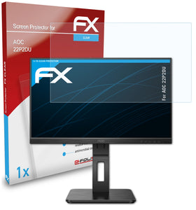 atFoliX FX-Clear Schutzfolie für AOC 22P2DU