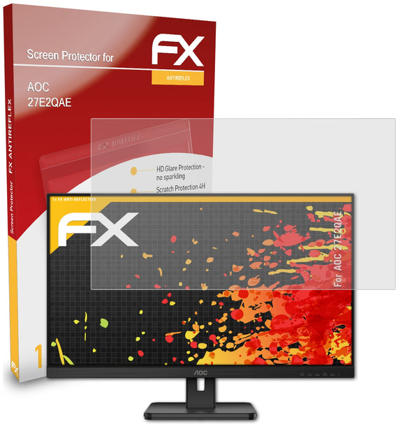 atFoliX FX-Antireflex Displayschutzfolie für AOC 27E2QAE
