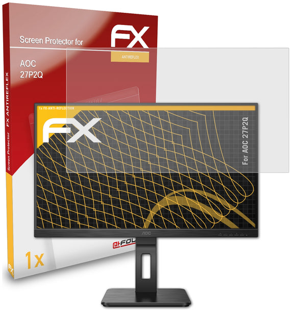atFoliX FX-Antireflex Displayschutzfolie für AOC 27P2Q