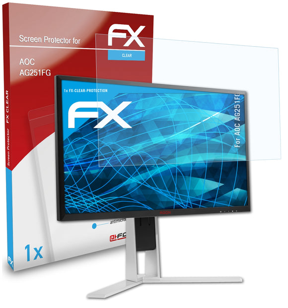 atFoliX FX-Clear Schutzfolie für AOC AG251FG