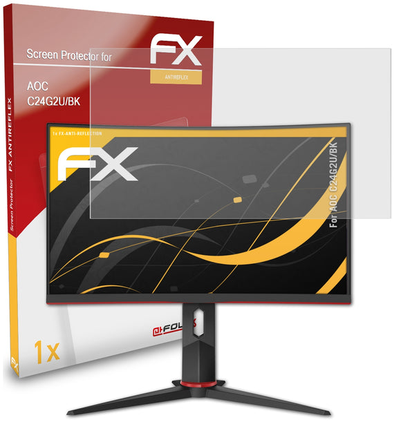 atFoliX FX-Antireflex Displayschutzfolie für AOC C24G2U/BK