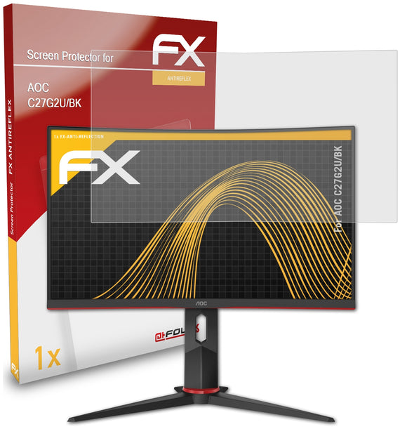 atFoliX FX-Antireflex Displayschutzfolie für AOC C27G2U/BK