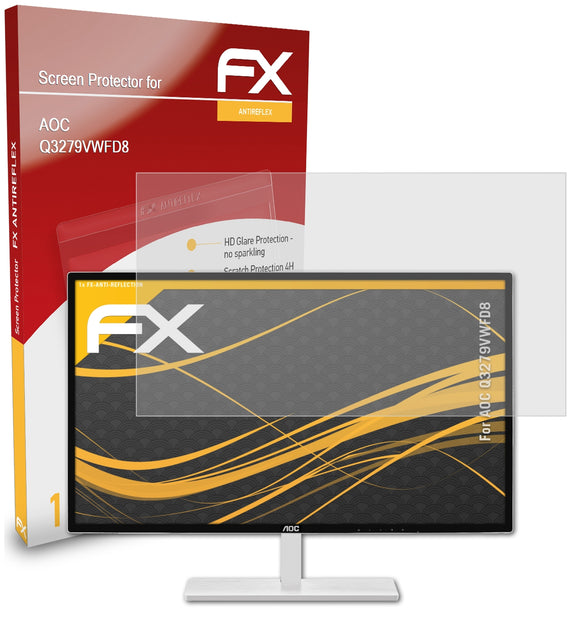 atFoliX FX-Antireflex Displayschutzfolie für AOC Q3279VWFD8
