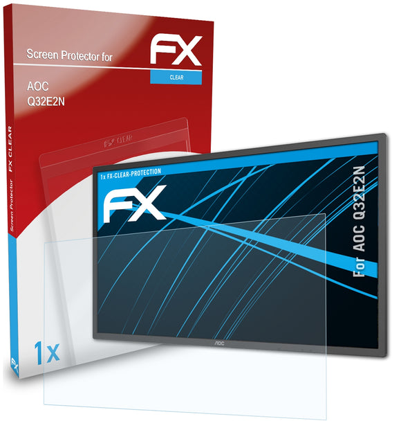 atFoliX FX-Clear Schutzfolie für AOC Q32E2N