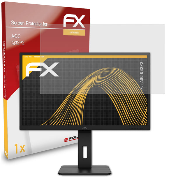 atFoliX FX-Antireflex Displayschutzfolie für AOC Q32P2