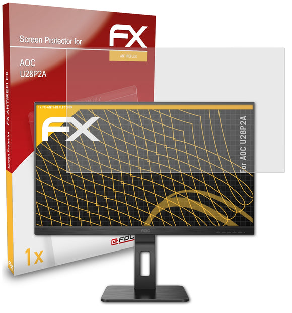 atFoliX FX-Antireflex Displayschutzfolie für AOC U28P2A