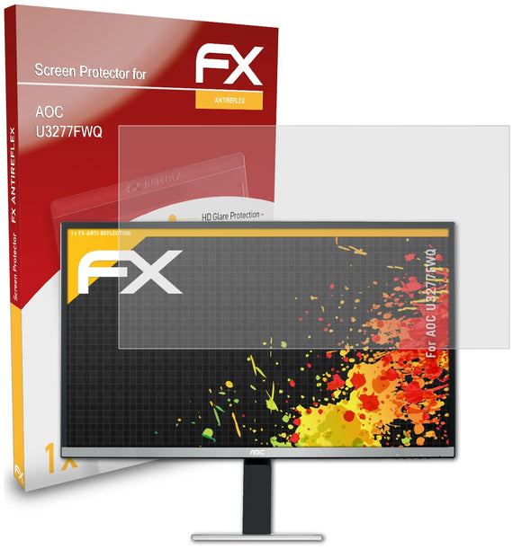 atFoliX FX-Antireflex Displayschutzfolie für AOC U3277FWQ