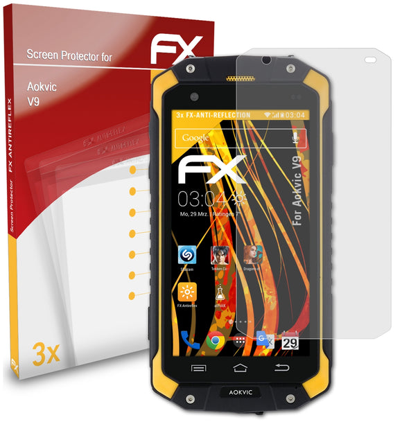 atFoliX FX-Antireflex Displayschutzfolie für Aokvic V9