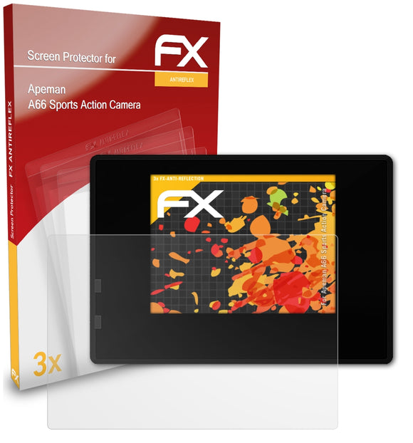 atFoliX FX-Antireflex Displayschutzfolie für Apeman A66 (Sports Action Camera)