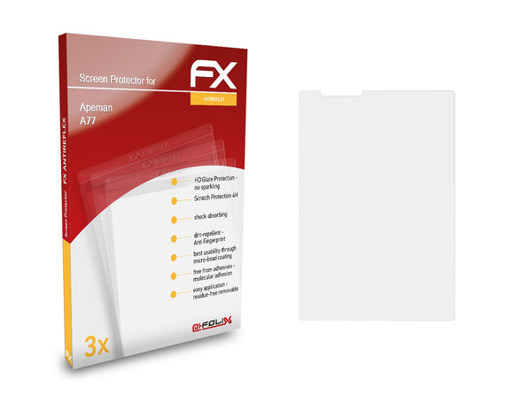 atFoliX FX-Antireflex Displayschutzfolie für Apeman A77