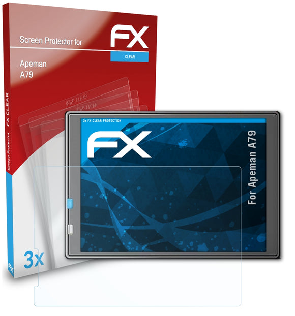 atFoliX FX-Clear Schutzfolie für Apeman A79