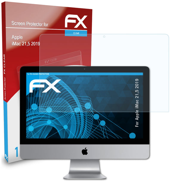 atFoliX FX-Clear Schutzfolie für Apple iMac 21,5 (2019)