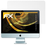 Panzerfolie atFoliX kompatibel mit Apple iMac 21,5 (Model 6G 2009-2011), entspiegelnde und stoßdämpfende FX