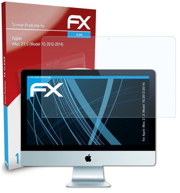 atFoliX FX-Clear Schutzfolie für Apple iMac 21,5 (Model 7G 2012-2014)