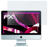 Glasfolie atFoliX kompatibel mit Apple iMac 21,5 (Model 7G 2012-2014), 9H Hybrid-Glass FX