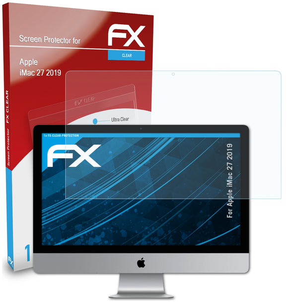 atFoliX FX-Clear Schutzfolie für Apple iMac 27 (2019)