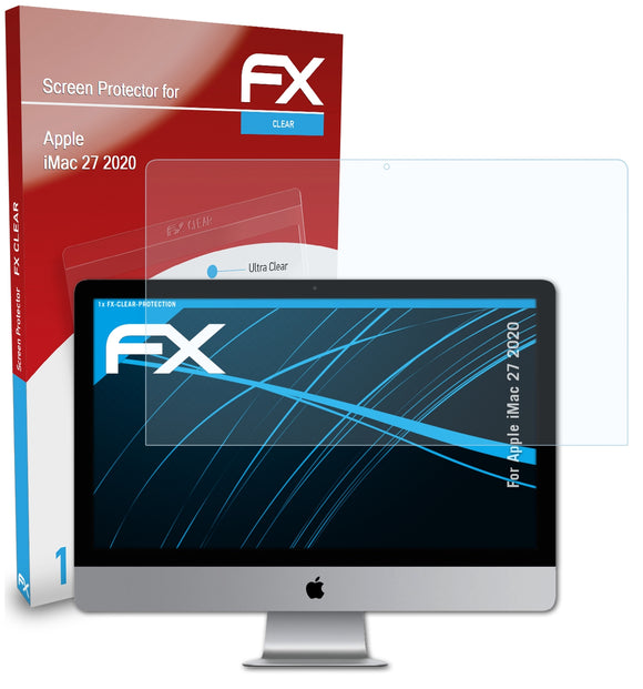 atFoliX FX-Clear Schutzfolie für Apple iMac 27 (2020)