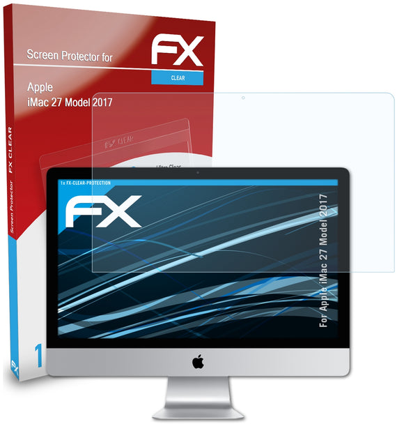 atFoliX FX-Clear Schutzfolie für Apple iMac 27 Model 2017