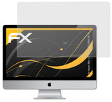 Panzerfolie atFoliX kompatibel mit Apple iMac 27 (Model 6G 2009-2011), entspiegelnde und stoßdämpfende FX