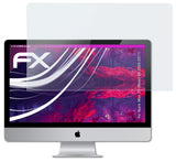 Glasfolie atFoliX kompatibel mit Apple iMac 27 (Model 6G 2009-2011), 9H Hybrid-Glass FX