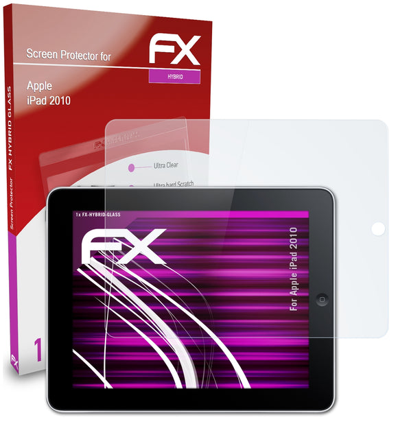 atFoliX FX-Hybrid-Glass Panzerglasfolie für Apple iPad (2010)