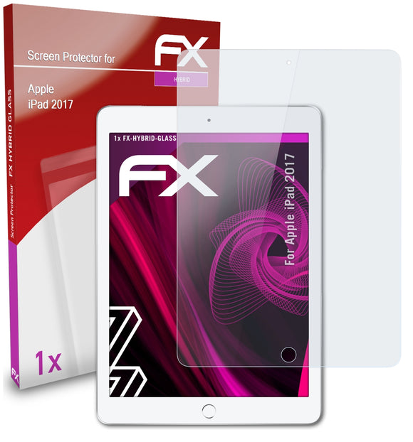 atFoliX FX-Hybrid-Glass Panzerglasfolie für Apple iPad (2017)