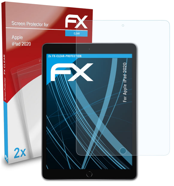 atFoliX FX-Clear Schutzfolie für Apple iPad (2020)