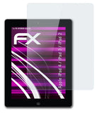 Glasfolie atFoliX kompatibel mit Apple iPad 4 / iPad 3 / iPad 2, 9H Hybrid-Glass FX