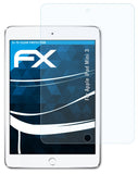 Schutzfolie atFoliX kompatibel mit Apple iPad Mini 3, ultraklare FX (2X)