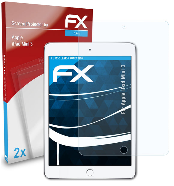atFoliX FX-Clear Schutzfolie für Apple iPad Mini 3