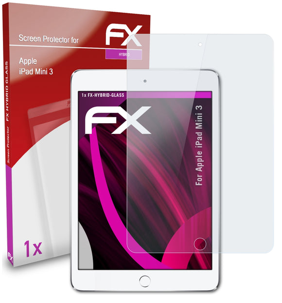 atFoliX FX-Hybrid-Glass Panzerglasfolie für Apple iPad Mini 3