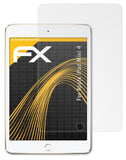 Panzerfolie atFoliX kompatibel mit Apple iPad Mini 4, entspiegelnde und stoßdämpfende FX (2X)