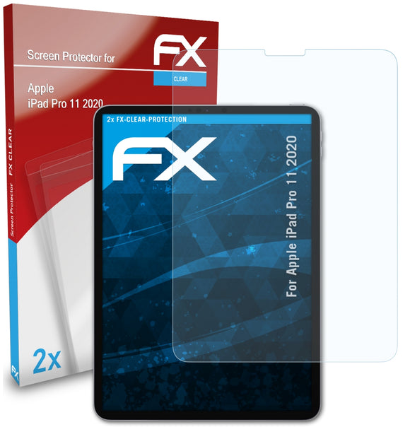 atFoliX FX-Clear Schutzfolie für Apple iPad Pro 11 (2020)