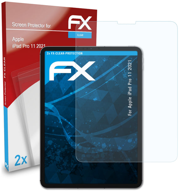 atFoliX FX-Clear Schutzfolie für Apple iPad Pro 11 (2021)