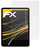 Panzerfolie atFoliX kompatibel mit Apple iPad Pro 11 2022, entspiegelnde und stoßdämpfende FX (2X)