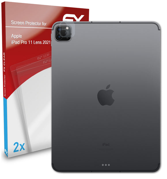 atFoliX FX-Clear Schutzfolie für Apple iPad Pro 11 Lens (2021)