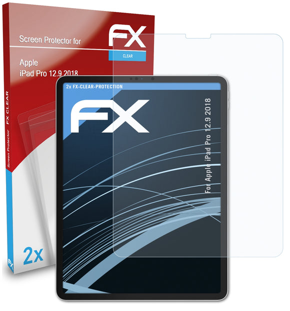 atFoliX FX-Clear Schutzfolie für Apple iPad Pro 12.9 (2018)
