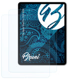 Schutzfolie Bruni kompatibel mit Apple iPad Pro 12.9 2022, glasklare (2X)