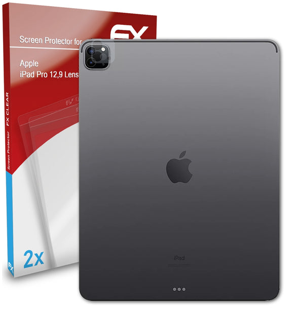 atFoliX FX-Clear Schutzfolie für Apple iPad Pro 12,9 Lens (2021)