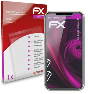 atFoliX FX-Hybrid-Glass Panzerglasfolie für Apple iPhone 11