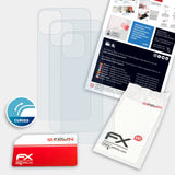 Lieferumfang von Apple iPhone 11 Pro (Backcover) FX-ActiFleX Displayschutzfolie, Montage Zubehör inklusive
