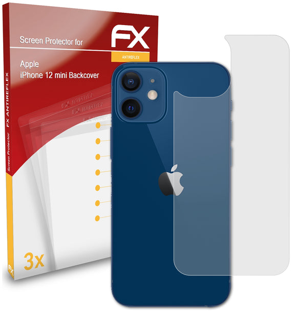 atFoliX FX-Antireflex Displayschutzfolie für Apple iPhone 12 mini (Backcover)